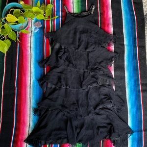 BCBG MaxAzria Black Layered Dress